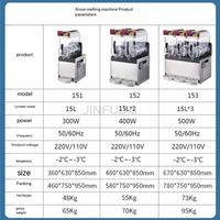 Tête multifonction trois réservoirs de saveur espace boisson congelée slash daiquiri margarita slushie slush machine 3 réservoirs nouveau commercial