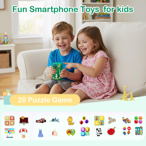 Kamera Digital Mainan Anak dengan Kamera Ganda, Layar Sentuh, Perekam Musik, Permainan Edukasi, Hadiah Dinosaurus Lucu untuk Anak-Anak - Product Image 4