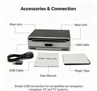 Autoradio Android 9 pouces avec GPS, navigation, WiFi, Bluetooth, écran tactile, FM, USB