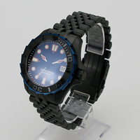 Montres de plongée au design classique, super lumineuses, 20 ATM, mouvement NH35, verre saphir, bracelet en acier inoxydable de 22 mm, montre pour homme