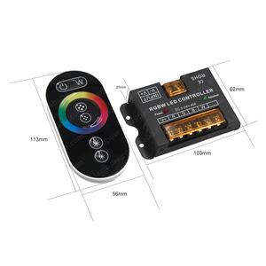 LAMPOW Controlador LED RGBW completamente táctil Inalámbrico RF433MHz 40A con salida de 4 canales Control remoto de 20m para tira de luz RGBW - Product Image 3