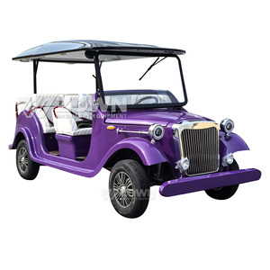 รถยนต์ไฟฟ้าวินเทจคลาสสิก รถยนต์ย้อนยุค รถยนต์ชมวิววินเทจ ได้รับการรับรองมาตรฐาน CE รถยนต์ไฟฟ้าชมวิววินเทจ 6 ที่นั่ง - Product Image 6