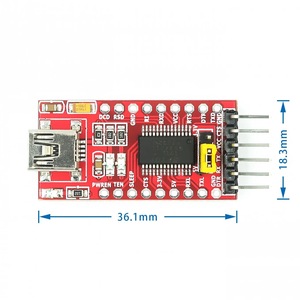 Convertisseur série USB vers TTL, module FT232RL, Interface Mini USB 3.3V 5V pour microcontrôleur Arduino - Product Image 2