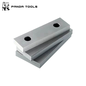 Cao cộng với cứng hàm tấm băng ghế dự bị kẹp phẳng hàm <span class=keywords><strong>Vise</strong></span> kẹp hổ kẹp hình chữ V hàm tùy chỉnh chống trượt 6 "8" - Product Image 5