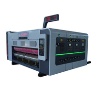 Machine d'impression et de découpe entièrement automatique à grande vitesse pour cartons, avec fonctions d'impression, de rainurage et de découpe