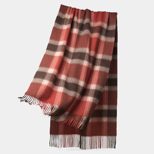 Écharpe 100% cachemire avec longues franges, étoles et châles d'hiver personnalisés pour femmes, tricot en laine et mélanges - Product Image 5