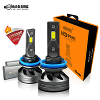 MiaoDiSheng – Kit de Conversion de phares à led pour voiture, 55w, 12000LM, H11 H7 6500, blanc, 9005 K