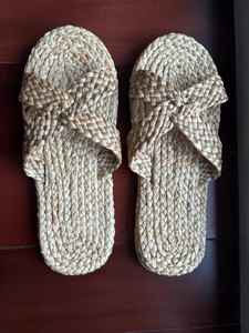 Bolso de Mano Semiluna Hecho a Mano con Jacinto de Agua, Bolso Redondo de Paja Tejido para Playa de Verano para Mujer, Cartera Sostenible de Moda Boho - Product Image 2