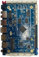 Placa de brazo de cuatro núcleos, módulo RK3566 4G, placa de sistema integrado, placa base Android para señalización Digital,