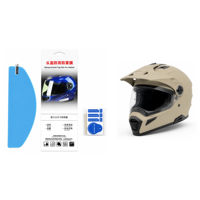 Film anti-buée durable et sans bulles pour casque, qui vous protège des éclaboussures de pluie, de la poussière de la route et de la brume, pour une conduite sans perturbations.