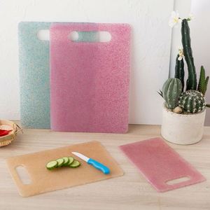 Planches à découper de cuisine personnalisées avec logo, ensemble de 3 planches à découper en plastique PP blanc - Product Image 1