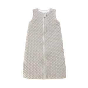 Sacco a pelo per neonati senza maniche a pois con imbottitura trapunta avvolgente per bambini sacco a pelo spesso - Product Image 2