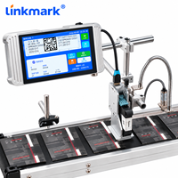 Imprimante jet d'encre industrielle 12,7 mm pour le codage en ligne de la date, du numéro de lot et de la date d'expiration sur cartons, bouteilles, sacs et pochettes