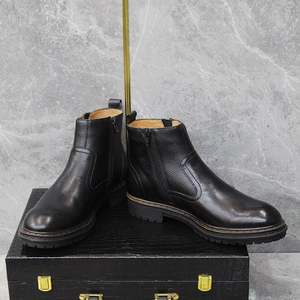 Botas Chelsea de Cuero Personalizadas de Alta Gama, Modelo 2025, con Parte Superior de Cuero hasta el Tobillo, para la Temporada de Invierno - Product Image 5