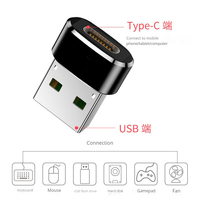 Adaptor OTG Laptop dari Aluminium Alloy 2.0, Adaptor USB C ke USB A untuk iPhone 16 15 Samsung S25