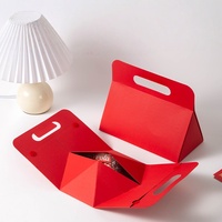 Emballage créatif pour bonbons de mariage, petite boîte cadeau pour fête d'anniversaire, emballage personnalisé pour chocolat, sac en papier, vente en gros