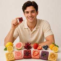 Thé aux fruits et fleurs en poudre instantanée lyophilisée, infusion à froid, pulpe de fruits naturels, 100% naturel, en vrac, vente en gros