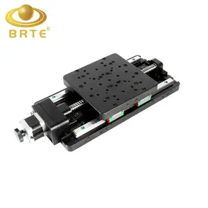 BRTE 7STA02B 시리즈 50/100/150/200/300mm 여행 스테퍼 모터 스테이지 선형 전동 번역 단계