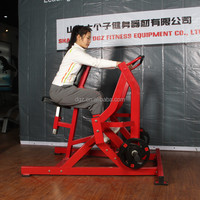 Équipement de fitness commercial, rangée chargée de plaques, rangée assise verticale, rameur latéral ISO