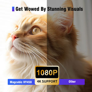 Basso MOQ OEM/ODM Android supporto 4K HY450 <span class=keywords><strong>Mini</strong></span> proiettore portatile LED Proyector <span class=keywords><strong>Mini</strong></span> proiettore portatile Smart <span class=keywords><strong>Mini</strong></span> proiettore 4K - Product Image 3