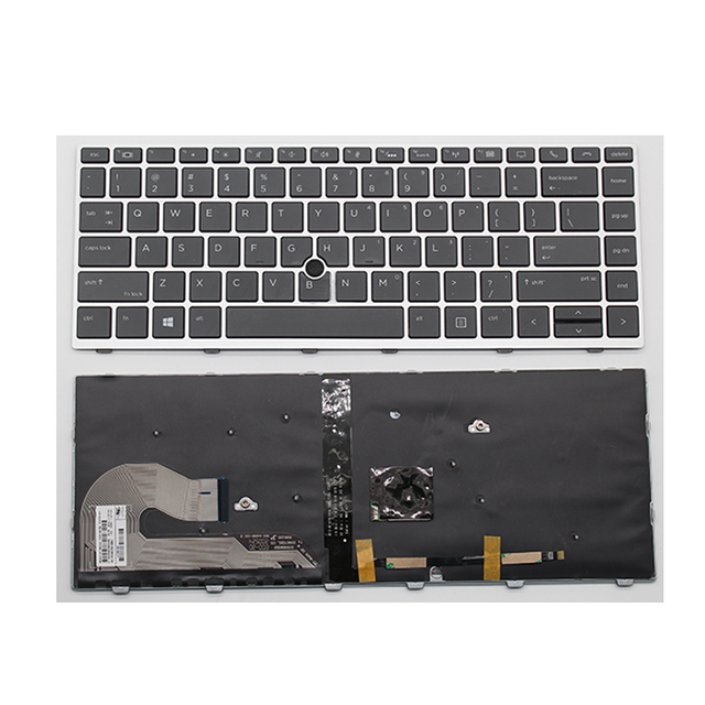 HK-HHT US Laptop Internal Keyboard for HP EliteBook 840 G5 G6 846 G5 745 G5 Notebook English Keyboard