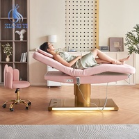 Table de Massage Électrique Personnalisée à 3 Moteurs pour Salon de Beauté, Spa, Cils et Soins du Visage