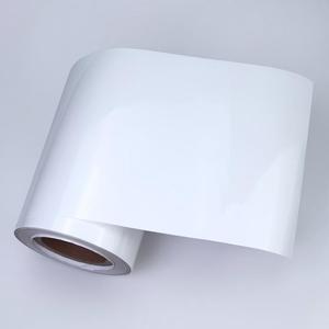 Waterproof PET Label Transparent Vinyl Roll 1070mm*1000m*80mic Wholesale Inkjet Printing Label Roll Materials - Product Image 5