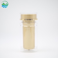 Bouteille en acrylique transparente de 120 ml pour Cordyceps, flacon vide en plastique pour compléments alimentaires, pilules, comprimés et emballage de Cordyceps