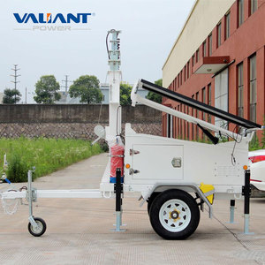 รถพ่วงพลังงานแสงอาทิตย์แบบไฮบริดลดราคาพิเศษสำหรับกล้อง 4G PTZ - Product Image 1