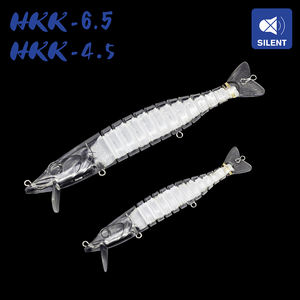 Leurre de pêche articulé <span class=keywords><strong>Banshee</strong></span> 114mm 14g HKK4.5 multi-sections non peint, corps de leurre vierge non peint - Product Image 3