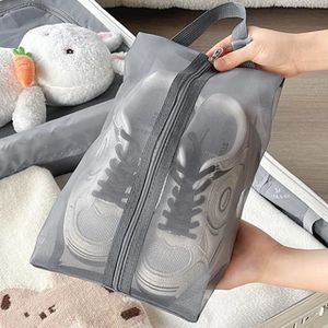 ถุงเก็บรองเท้าแบบพกพา ตาข่ายใสและดีไซน์เปิดกว้าง ที่จัดเก็บรองเท้า - Product Image 4