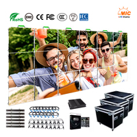 Système complet de mur vidéo LED P3.91 pour événements extérieurs, mariages, concerts, avec flight case, système d'affichage LED pour location de scène