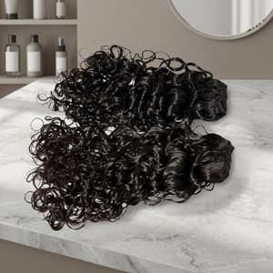 Wholesale South Indian Raw Human Hair Cuticle Aligned Remy Weave Loose Deep Wave Bundles Natural Style Inspired Indian Temple - Product Image 3