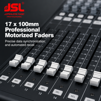 Console de mixage numérique professionnelle JSL GL3200FX à 32 canaux avec suppresseur de Larsen pour les performances live et le DJ