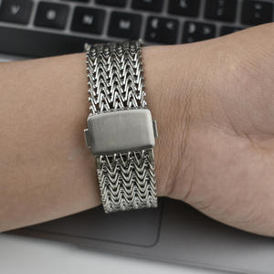 Bracelet de montre de luxe pour Apple Watch Series 10 9 8 49 mm en forme de V pour Huawei pour Samsung, bracelet de montre en acier inoxydable avec boucle magnétique - Product Image 4