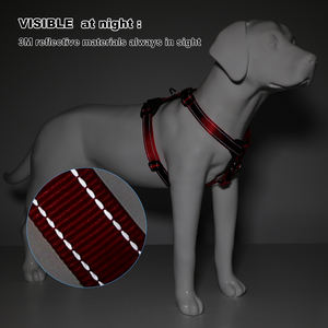Stock de fábrica de lujo más nuevo arnés de cuero para perros sin asfixia en forma de Y arnés para perros sin deslizamiento chaleco estilo H con logotipo personalizado - Product Image 4