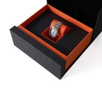 Fête des pères cadeau lumière luxe Crocodile motif en cuir PU rabat montre emballage boîte de rangement boîtes à bijoux personnalisées