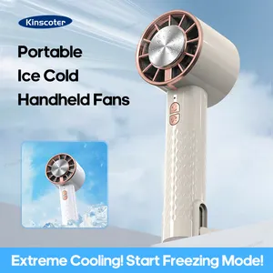 Portable Air Cooling Hand Held Fan Battery Rechargeable 2000mAh Mini Handheld Electric Fan For Travel