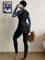 Maillot de bain femme modeste à manches longues et fermeture éclair Hijab 3 pièces Burkinis Maillot de bain musulman Maillot de bain musulman Maillot de bain islamique