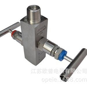 บล็อกวาล์วสามทางสแตนเลส SS3P-FN8-AX 1/2 นิ้ว วาล์วหยุดแบบแมนนวล ใช้ได้ทั่วไปสำหรับอุณหภูมิสูง - Product Image 2