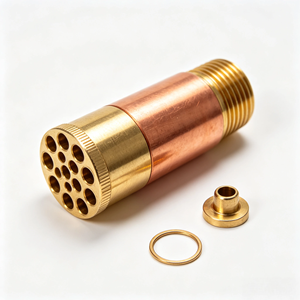 ชิ้นส่วนทองเหลืองขึ้นรูปด้วยเครื่อง CNC ตามแบบ, ข้อต่อท่อทองเหลืองแบบ OEM, ตัวแยกและตัวเชื่อมทองเหลือง, บริการขึ้นรูปชิ้นส่วนตามแบบ - Product Image 2