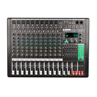Console de mixage audio professionnelle 12 canaux EX avec 99 effets DSP, contrôleur DJ/mixeur audio pour studio d'enregistrement et petits spectacles