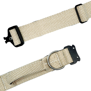 Collier pour chien réglable en néoprène rembourré avec poignée de contrôle et boucle en métal à dégagement rapide pour chiens de taille moyenne à grande - Product Image 5