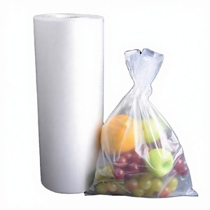 Transparent HDPE Food Grade Embossed Recycled Perforated Produce <b>Bags</b> on Roll for Supermarket Vegetables and Fruit <b>Packing</b> - Product Image 2