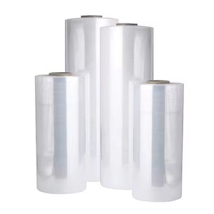 China Free Sample Transparent Machine Roll LLDPE Stretch Film Jumbo Roll <b>Pallet</b> Stretch <b>Wrap</b> Film - Product Image 3