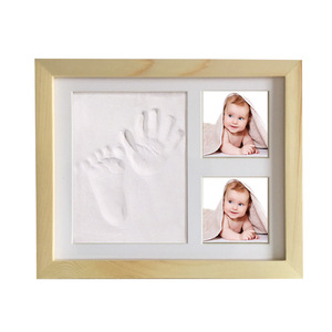 2024 nouvelle mise à niveau bébé <span class=keywords><strong>cadre</strong></span> Photo avec bébé main impression Kit argile bébé pied impression <span class=keywords><strong>cadre</strong></span> photo - Product Image 2