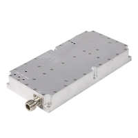Module amplificateur de puissance RF large bande BLOCKWAVE 2350-2800MHz 150W GaN, gain 52dBm, système de sécurité périmétrique anti-drone, SMA-Femelle