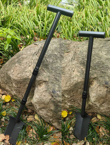 [หนาจริง 3 มม.] <span class=keywords><strong>พลั่ว</strong></span>ตรวจจับโลหะแบบหกเหลี่ยม ได้รับสิทธิบัตร รับน้ำหนักได้ 50 กก.+  งานหนัก 2-in-1 ใช้ตรวจจับโลหะและทำสวน - Product Image 1