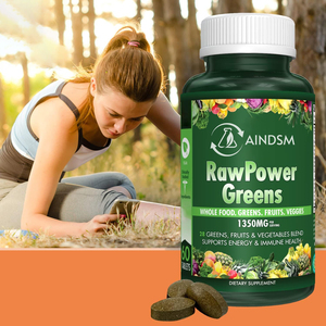 Poudre de superfruits d'alfalfa vert Raw Power, best-seller, comprimés, soutien immunitaire et énergétique pour adultes - Product Image 6