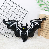 Grand Support Halloween Feuille Ballons Citrouille Fantôme Ballons Chauve-Souris Araignée Sorcière Monstre Tête Hélium Géant Halloween Fête Décoration